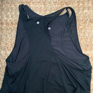 Double Lululemon tank top.